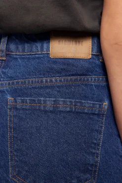 Slowlove Saias-Saia Comprida Denim Azul