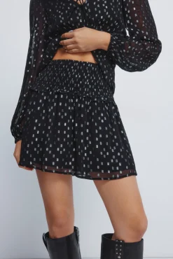 Springfield Saias-Saia de lurex preto