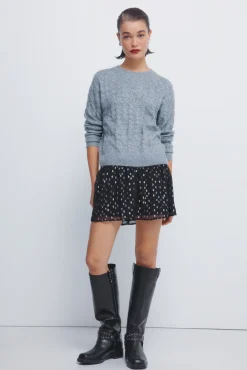 Springfield Saias-Saia de lurex preto