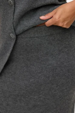 Vero Moda Curve Saias-Saia de malha 7/8 Cinzento