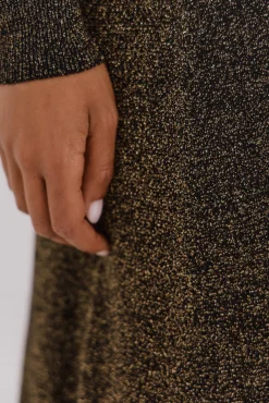 Cortefiel Saias-Saia de malha com lurex Dourado