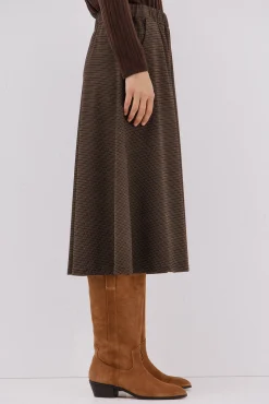 Cortefiel Saias-Saia de malha malha Tostado