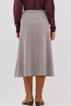 Cortefiel Saias-Saia de malha malha Castanho