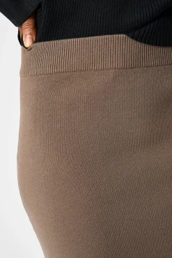 Object Saias-Saia de malha midi Castanho
