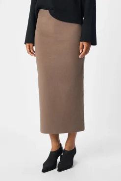 Object Saias-Saia de malha midi Castanho
