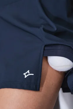 Dash and Stars Saias-Saia de microfibra com interior em malha azul