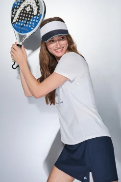 Dash and Stars Saias-Saia de microfibra com interior em malha azul