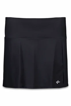 Dash and Stars Saias-Saia de microfibra com forro de malha preto