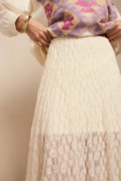 Slowlove Saias-saia de renda Branco