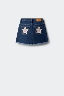 Springfield Kids Saias|Vestidos-Saia denim menina azul