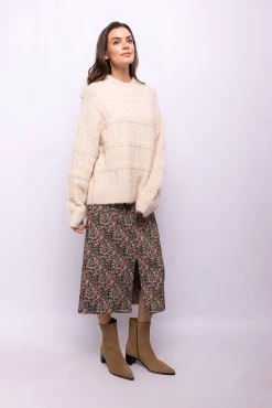 Object Saias-Saia estampada em jacquard Multicolorido