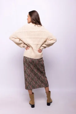 Object Saias-Saia estampada em jacquard Multicolorido