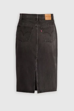 Levi's Saias-Saia jeans Levis® HR com fenda nas costas Preto