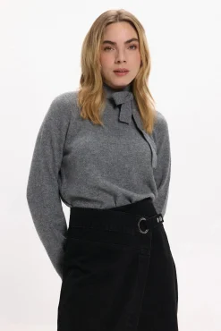 Vila Saias-Saia jeans saia Preto