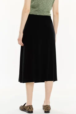 System Action Saias-Saia longa evasê preto