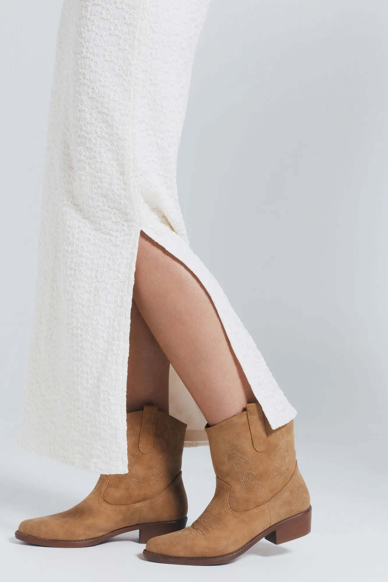 Springfield Saias-Saia midi de crochet branco