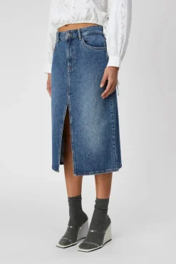 Object Saias-Saia midi de ganga Azul