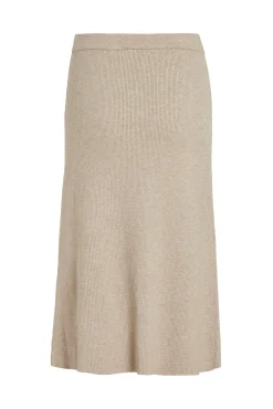 Vila Saias-Saia midi de malha malha Castanho