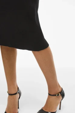 Vila Saias-Saia midi de malha malha Preto