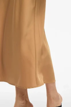 Vila Saias-Saia midi de saia Castanho