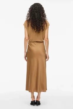 Vila Saias-Saia midi de saia Castanho