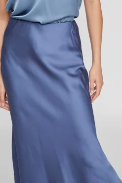 Vila Saias-Saia midi de saia Azul