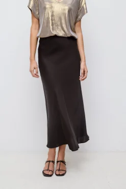 Vila Saias-Saia midi de saia Preto
