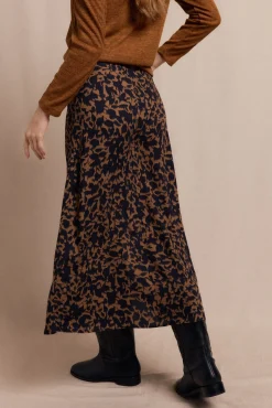 Slowlove Saias-Saia midi estampada Preto