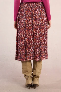 Molly Bracken Saias-Saia midi estampado Multicolorido