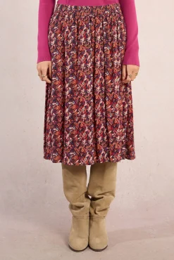 Molly Bracken Saias-Saia midi estampado Multicolorido