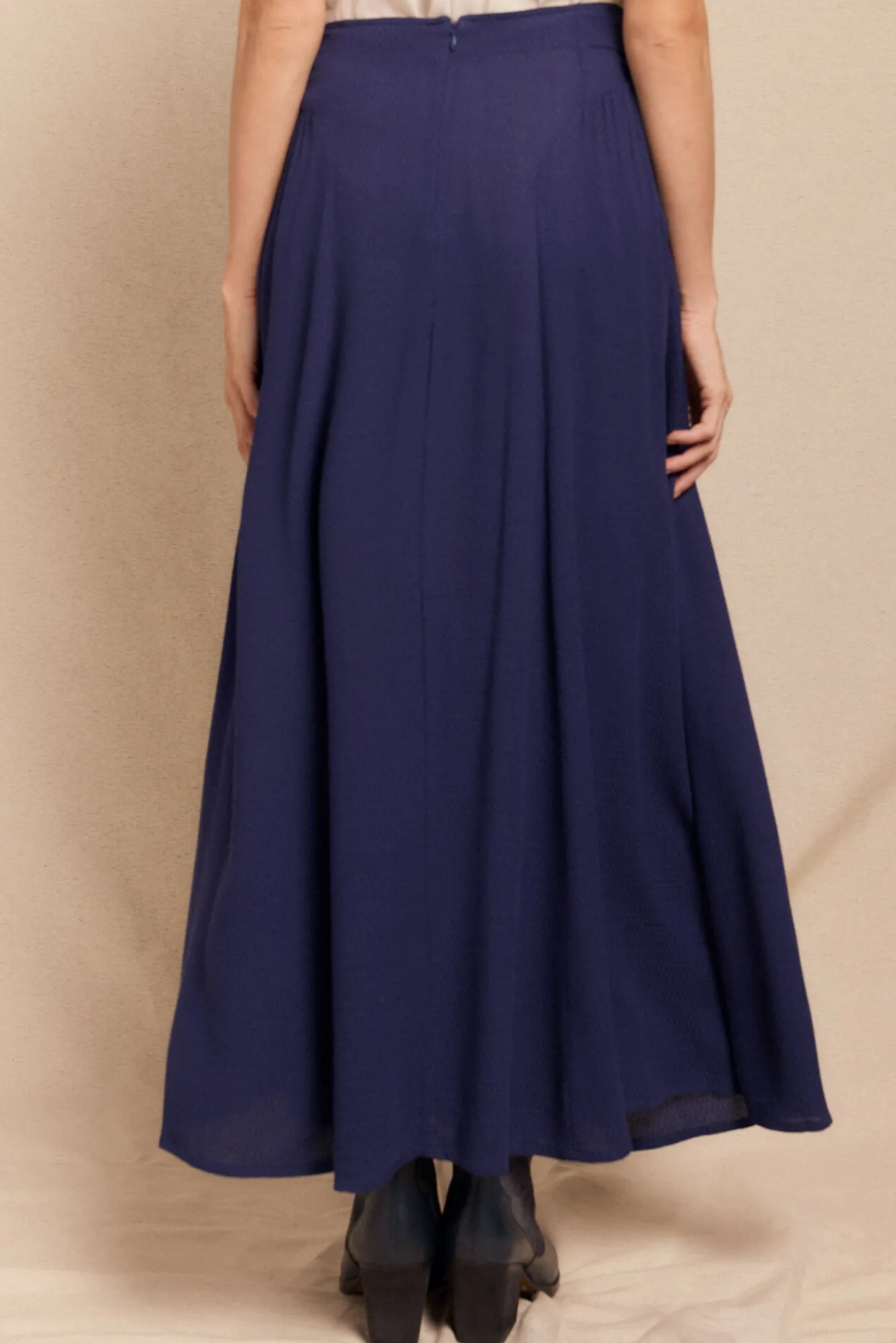 Slowlove Saias-Saia midi evasé Azul