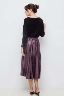 Vila Saias-Saia midi plissada Granada