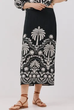 Cortefiel Saias-Saia reta estampada Impress&atilde;o