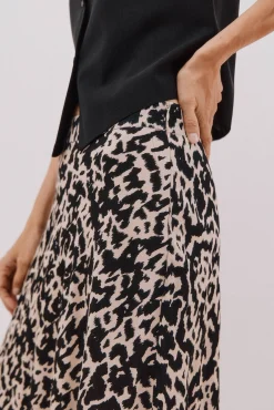 Cortefiel Saias-Saia roda estampada Impress&atilde;o