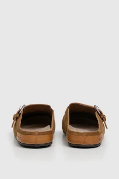 Pepe Jeans Calçado De Couro-Sandália Corby Clog Feminina cru