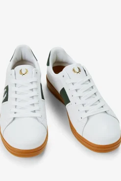 Fred Perry Sneakers-Sapatilhas B721 pele Branco