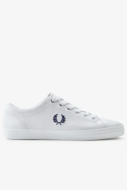 Fred Perry Sneakers-Sapatilhas Baseline pele Branco