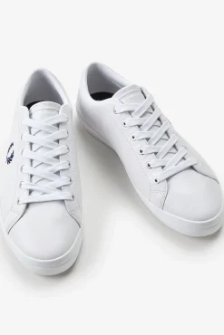 Fred Perry Sneakers-Sapatilhas Baseline pele Branco