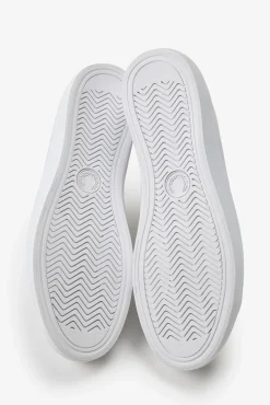 Fred Perry Sneakers-Sapatilhas Baseline pele Branco