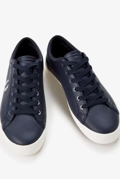 Fred Perry Sneakers-Sapatilhas Baseline pele Azul
