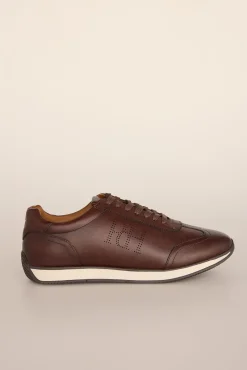 Pedro del Hierro Sneakers-Sapatilhas icónicas sola borracha Marrom