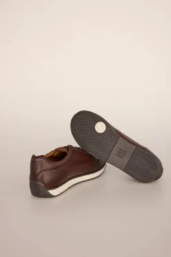 Pedro del Hierro Sneakers-Sapatilhas icónicas sola borracha Marrom