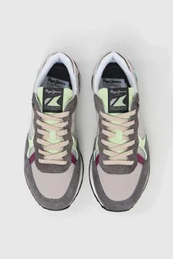 Pepe Jeans Sneakers-Sapatilhas retro cinzento