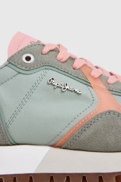 Pepe Jeans Sneakers|Calçado De Couro-Sapatilhas Running Retro bege