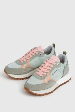 Pepe Jeans Sneakers|Calçado De Couro-Sapatilhas Running Retro bege