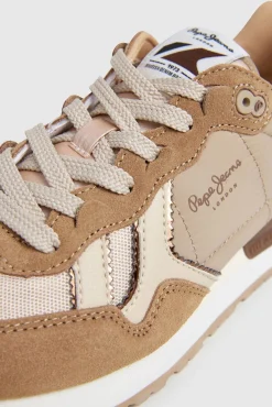 Pepe Jeans Sneakers-Sapatilhas Running Retro bege