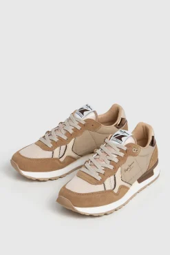 Pepe Jeans Sneakers-Sapatilhas Running Retro bege