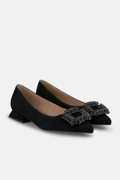 Alma en Pena Sabrinas|Saltos-Sapato baixo com enfeite circular Preto