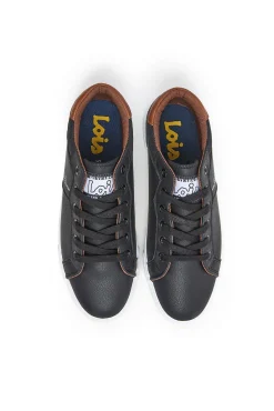 Lois Sneakers-Sapato básico de lazer preto
