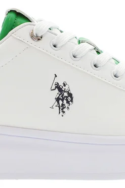 Us Polo Sneakers-Sapato casual masculino Branco